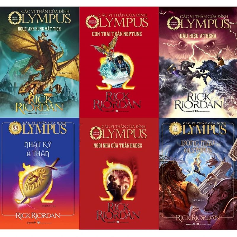 Combo 6 cuốn Các vị thần của đỉnh Olympus