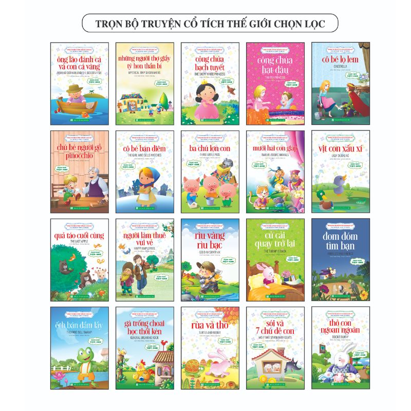 Trọn Bộ 20 Cuốn Nổi Tiếng Dành Cho Thiếu Nhi Bộ 4