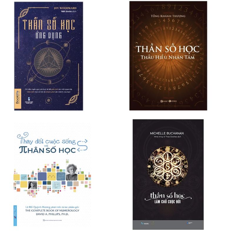 Combo 4 Cuốn Thần Số Học